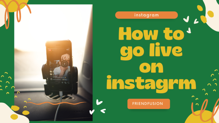 How to go live on instagram?