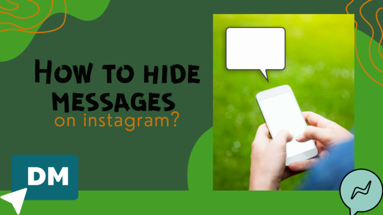 How to hide messages on instagram?🤫💬👀