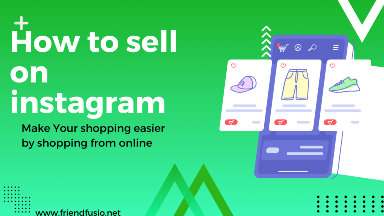How to sell on instagram?
