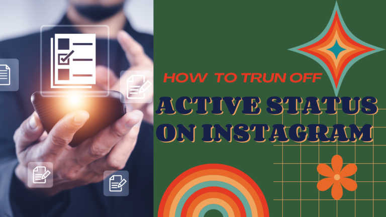 How to turn off active status on instagram?