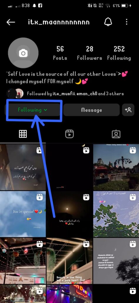 How to mute someone on instagram?