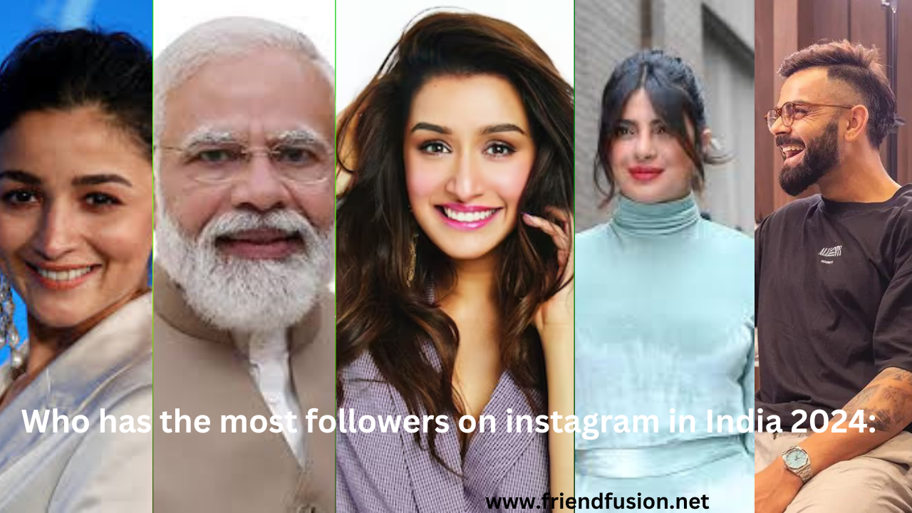 Who has the most followers on instagram in India 2024: